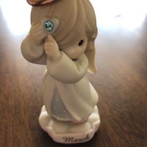 Precious moments March birthstone figurine